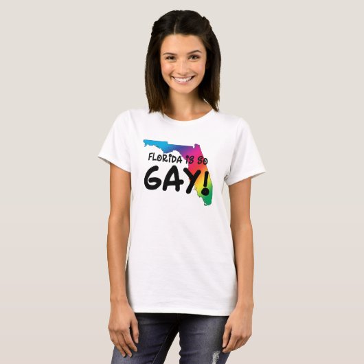 Florida is zo Gay T-Shirt (Voorkant volledig)