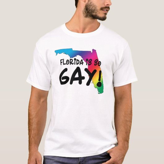 Florida is zo Gay T-Shirt (Voorkant)