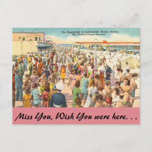 Florida, Jacksonville, Beach Amusements Briefkaart