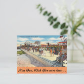 Florida, Jacksonville, Boardwalk Briefkaart (Staand voorkant)
