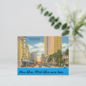 Florida, Jacksonville, Forsyth St. Briefkaart (Staand voorkant)