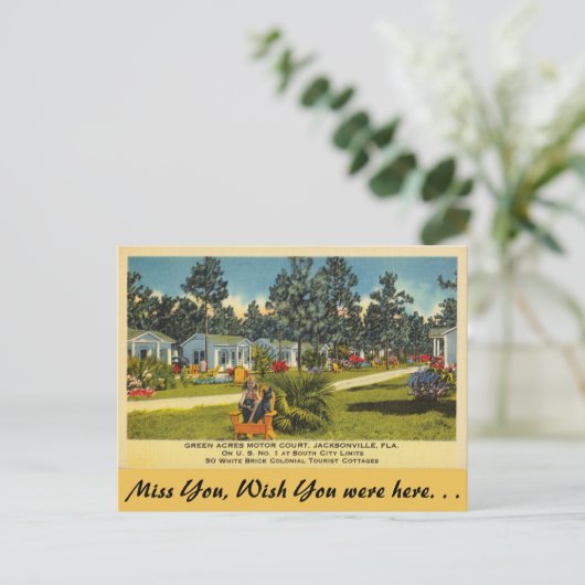 Florida, Jacksonville, Green Acres Briefkaart (Staand voorkant)
