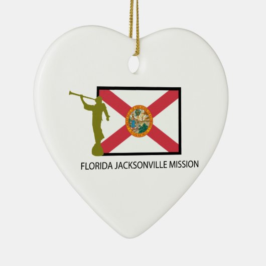FLORIDA JACKSONVILLE MISSIE LDS CTR KERAMISCH ORNAMENT (Rechts)