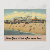 Florida, Jacksonville, Worlds fijnste stranden. Briefkaart (Voorkant)