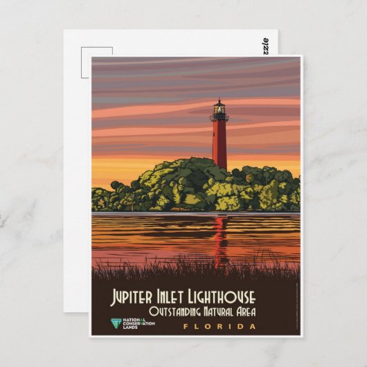 Florida Jupiter Inlet Lighthouse Briefkaart (Voorkant / Achterkant)