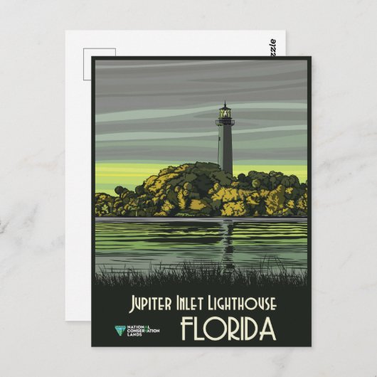Florida Jupiter Inlet Lighthouse Briefkaart (Voorkant / Achterkant)