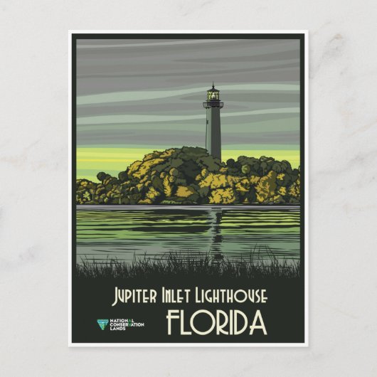 Florida, Jupiter Inlet Lighthouse, Briefkaart (Voorkant)