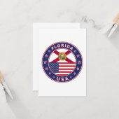 Florida Kaart (Voorkant / Achterkant in situ)