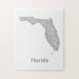 Florida-kaart Legpuzzel