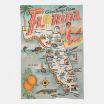  Florida-kaart van attracties
