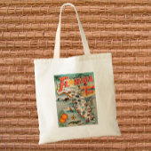  Florida-kaart van attracties Tote Bag