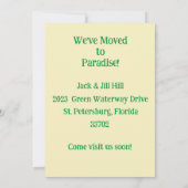 Florida Kaart Verhuisaankondiging (Achterkant)