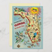 Florida Kaart Verhuisaankondiging (Voorkant / Achterkant)