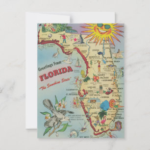  Florida Kaart Verhuizen / Verhuizen Briefkaart