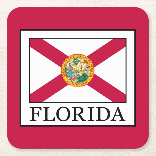 Florida Kartonnen Onderzetters (Voorkant)