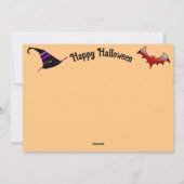 Florida Kat en Alligator Platte Wenskaart Feestdagenkaart (Achterkant)