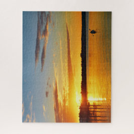 Florida Kayaker op Sunset 16x20 Legpuzzel