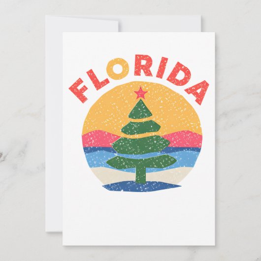 Florida kerst feestdagenkaart (Voorkant)