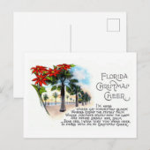  Florida kerst gedicht groet uit 1925 Briefkaart (Voorkant / Achterkant)