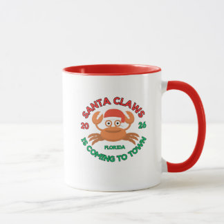Florida Kerst Koffiemok Santa Klauwen Mok