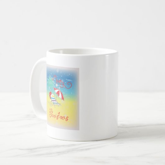 Florida-Kerstfeestdag-Whimsical Koffiemok (Voorkant links)