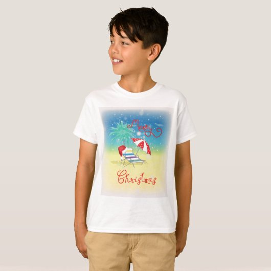 Florida-Kerstfeestdag-Whimsical T-shirt (Voorkant volledig)