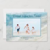 FLORIDA KERSTKAART | KERST FOTOANSICHTKAART VAN HE (Voorkant)