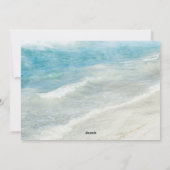 FLORIDA KERSTKAART | KERST FOTOKAART VAN HET STRAN (Achterkant)