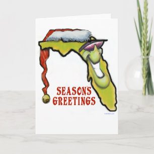 Florida Kerstmis Feestdagen Kaart