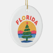 Florida Kerstmis Keramisch Ornament (Rechts)
