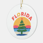 Florida Kerstmis Keramisch Ornament (Links)