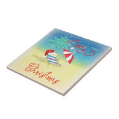 Florida-Kerstvakantie-Whimsical Tegeltje (Zijkant)