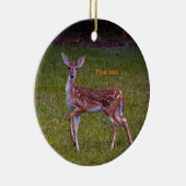 Florida Key herder Juvenile-grafie Keramisch Ornament (Rechts)