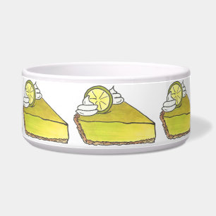 Florida Key Limoen Pie Slice Dessert Dog Food Bowl Voerbakje