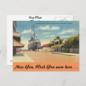 Florida, Key West, Duval St. Briefkaart (Voorkant / Achterkant)