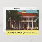 Florida, Key West, Old Lowe House Briefkaart (Voorkant / Achterkant)