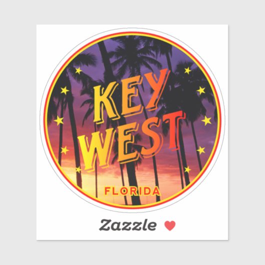 Florida, Key West Sticker (Vel)