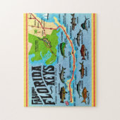Florida Keys 11x14 Vis Legpuzzel (Verticaal)
