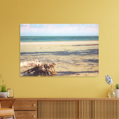 Florida Keys Bahia Honda Driftwood Beach Canvas Afdruk (Insitu (Woonkamer))