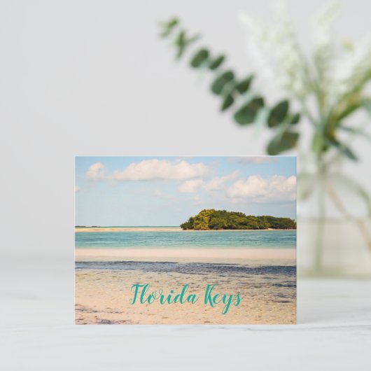 Florida Keys Beach Briefkaart (Staand voorkant)