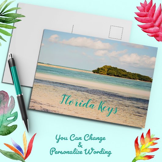 Florida Keys Beach Briefkaart
