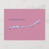 Florida Keys. Briefkaart (Voorkant)