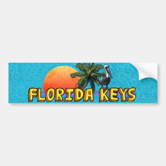 Florida Keys Bumpersticker (Voorkant)