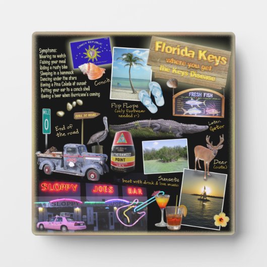 Florida Keys Collage Fotoplaat (Voorkant)