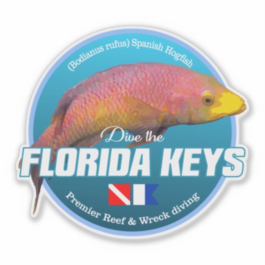 Florida Keys (DD2) Sticker (Voorkant)