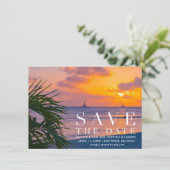 Florida Keys Destination Wedding Save the Date (Staand voorkant)