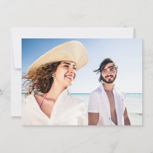 Florida Keys Destination Wedding Save the Date (Achterkant)