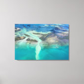 Florida Keys-eilanden uit de lucht Canvas Afdruk (Voorkant)