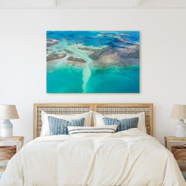 Florida Keys-eilanden uit de lucht Canvas Afdruk