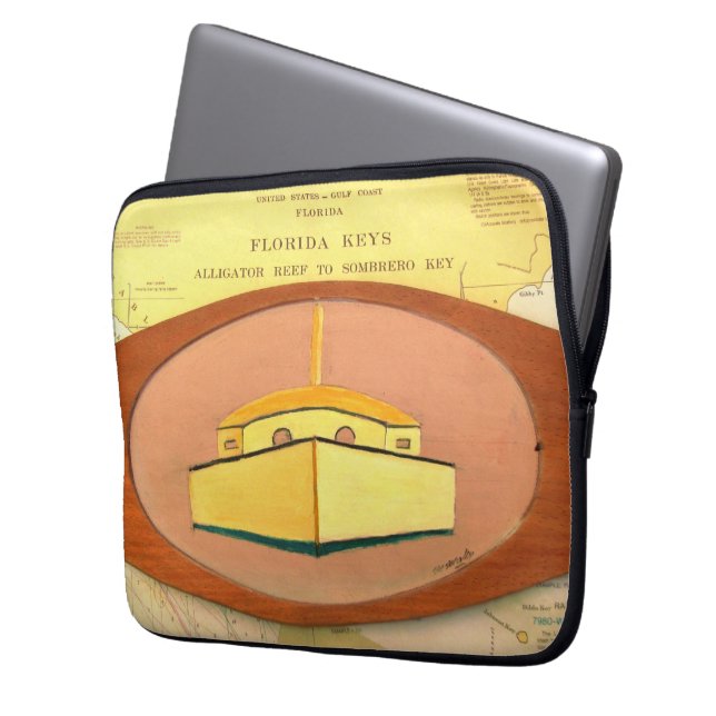 Florida Keys Electronics Bag Laptop Sleeve (Voorkant Links)